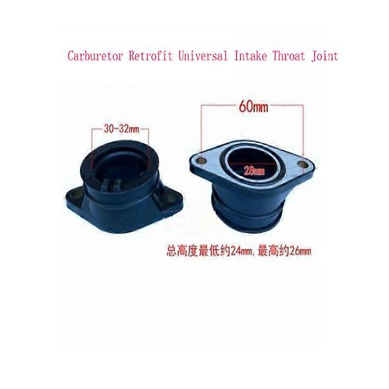 Off-road Motorcycle Modified General PE Nibi Carburetor Interface Rubber Sleeve Intake Throat Pipe Joint
