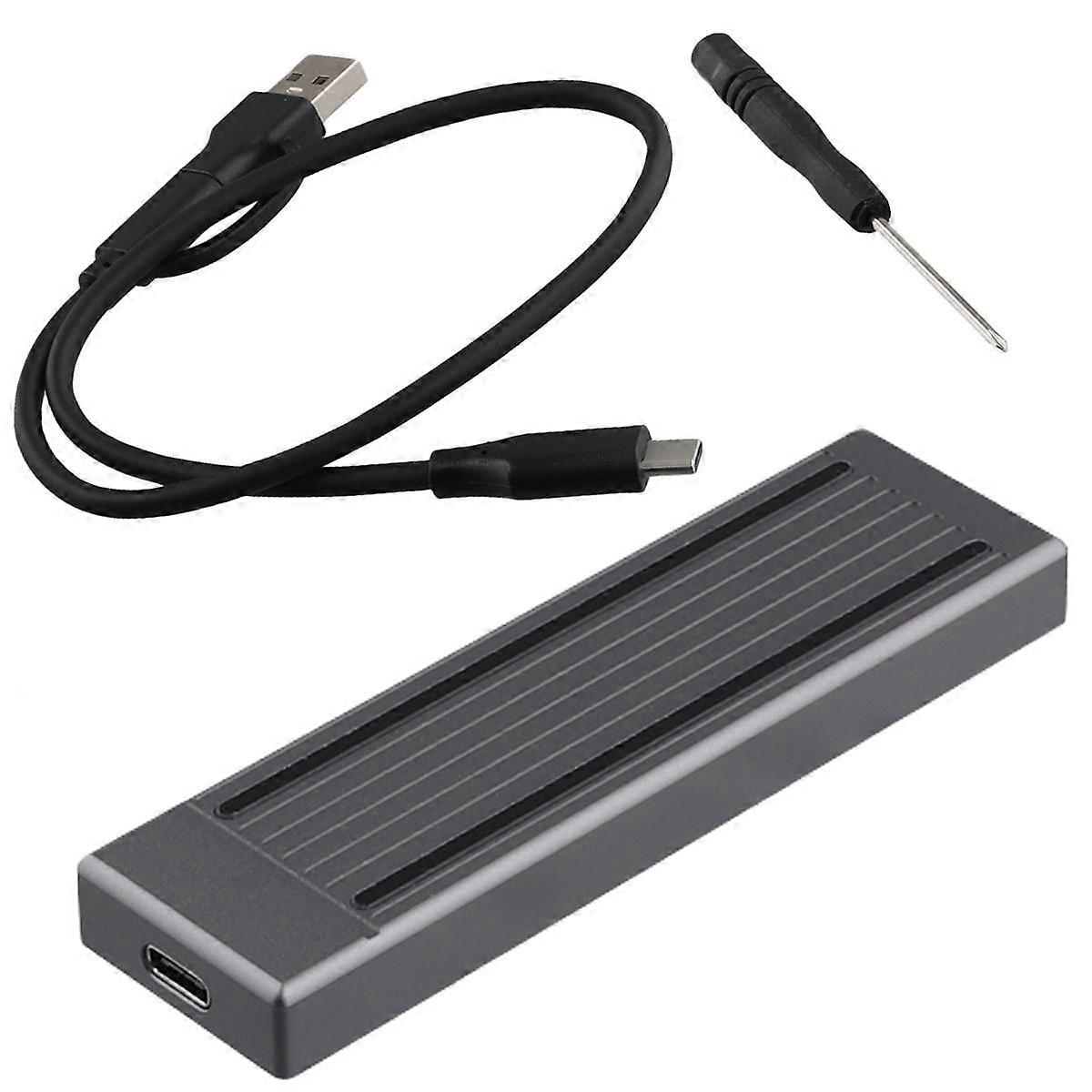 M.2 SSD HDD-behuizing NVMe HDD-behuizing RGB Cool Light Multifunctionele Handige HDD-behuizing