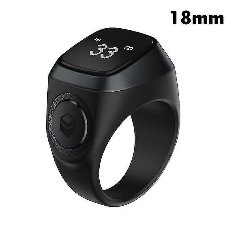 Slimme Tasbih Tally Counter Ring voor moslims Zikr Digitale Tasbeeh 5 Gebedstijd Herinnering Bluetooth