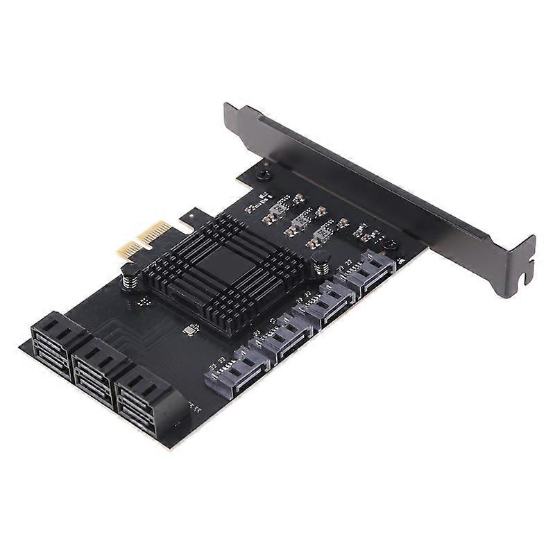 Sata3.0 Expansion Card 6Gbps Controller Adapter Card for BTC Miner Mining