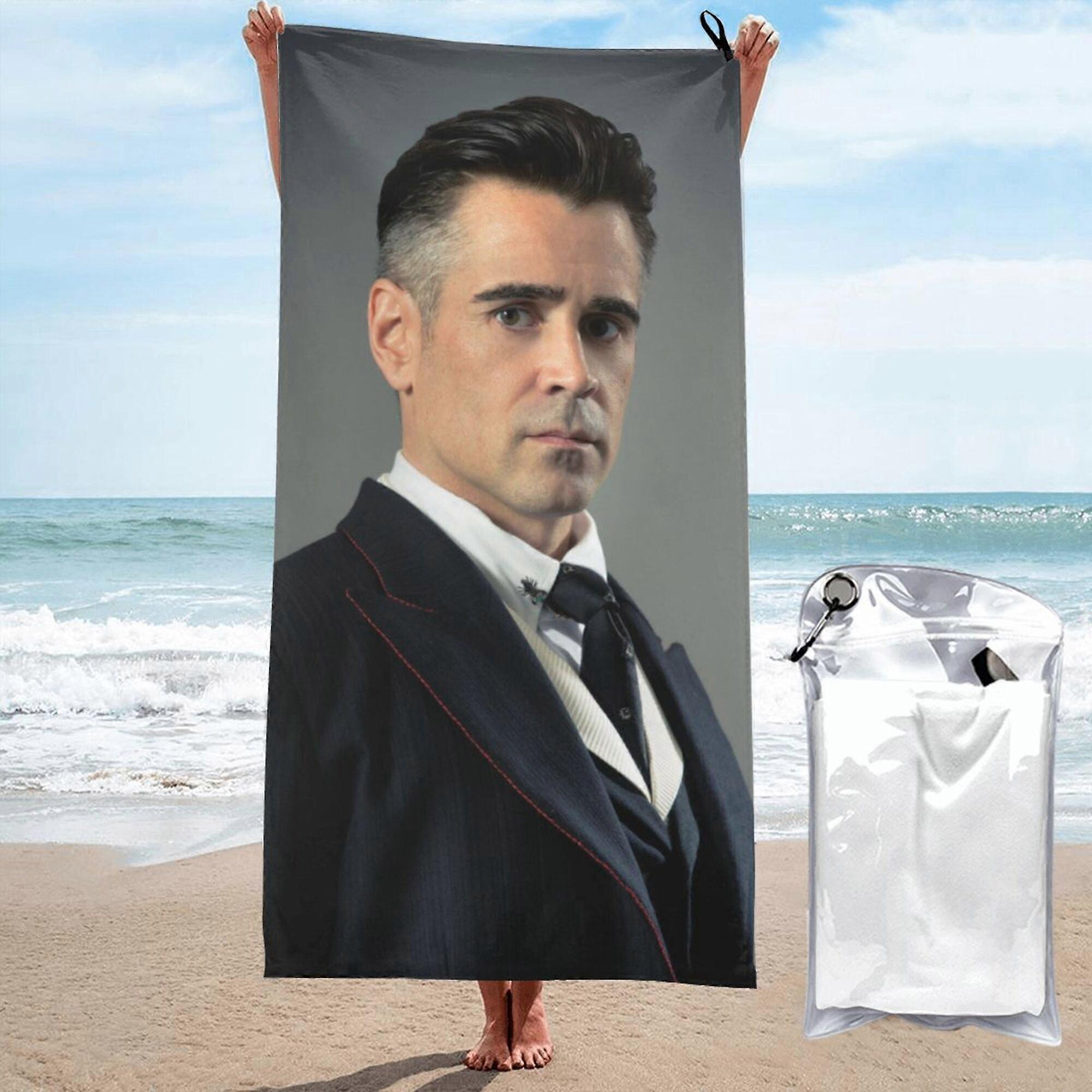 a990 Colin Farrell Toalla de playa rápida zjjh990