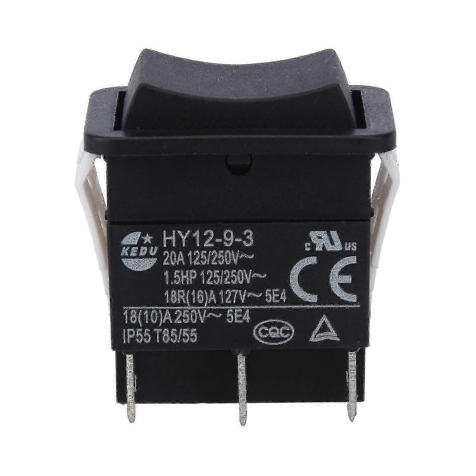 Hy12-9-3 תעשייתי קטן על קשת בטוחה מתג נדנדה קוטב יחיד לחיצה על כפתור
