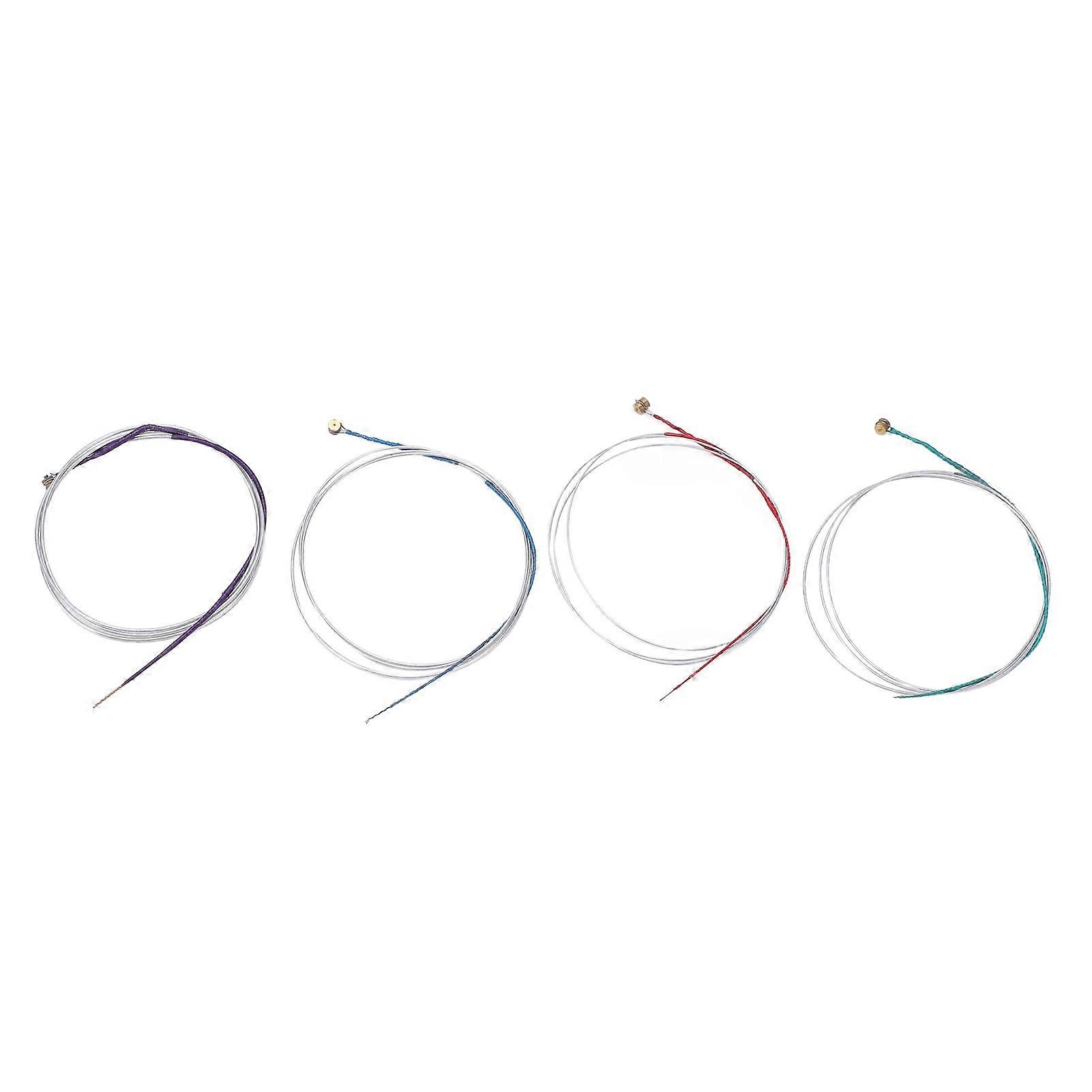 4 Pcs Viola Strings Set Replacement 4/4 Metal Viola Strings Musical Instrument Accessories
