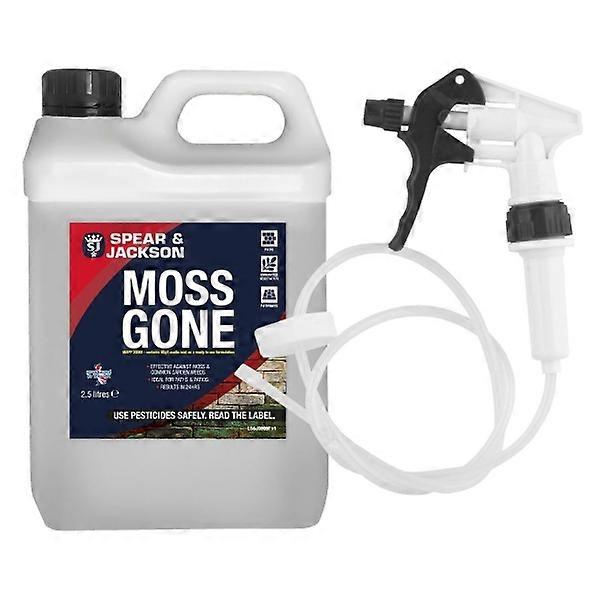 Moss killer Moss Gone 2.5 L with Long Hose Trigger, Fast Acting Spear & Jackson