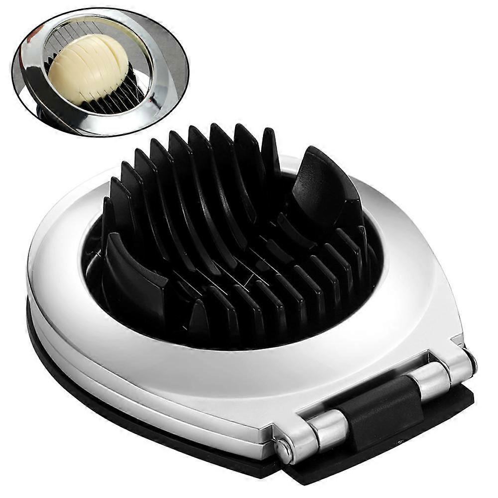 Egg Cutter Heavy Duty Slicer for Strawberry Fruit Garnish Slicer, Stainless Steel Wire with 3 Slicing Styles
