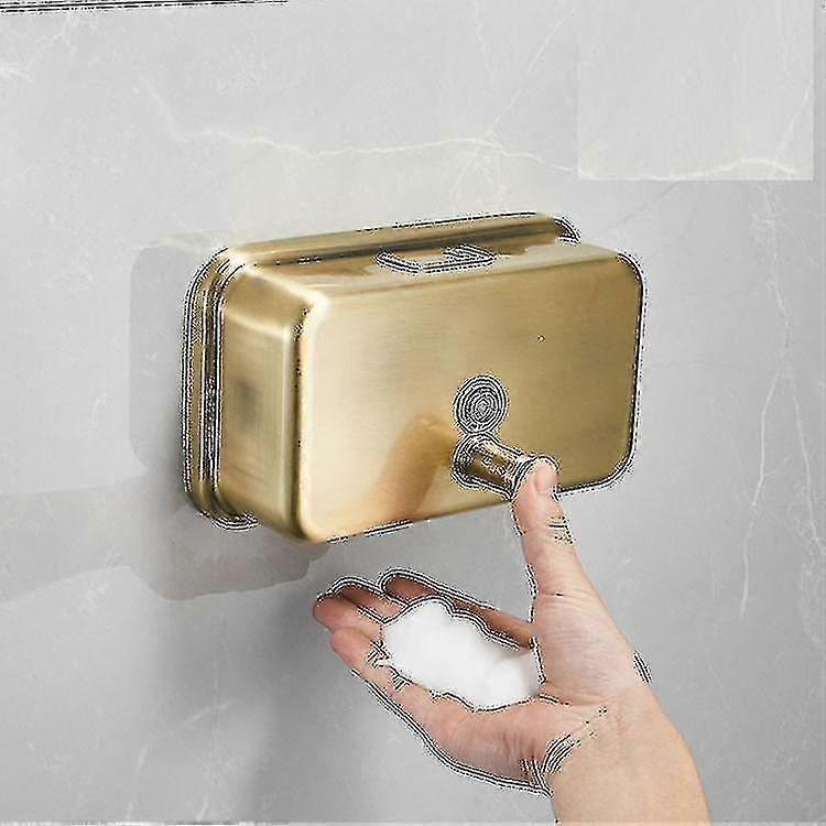 Distributore di sapone da 1200 ml con montaggio a parete, in acciaio inox