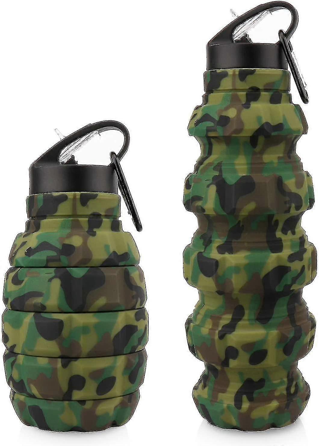 Collapsible Drinking Bottle Grenade 580ml, Bpa-free, Leak-proof