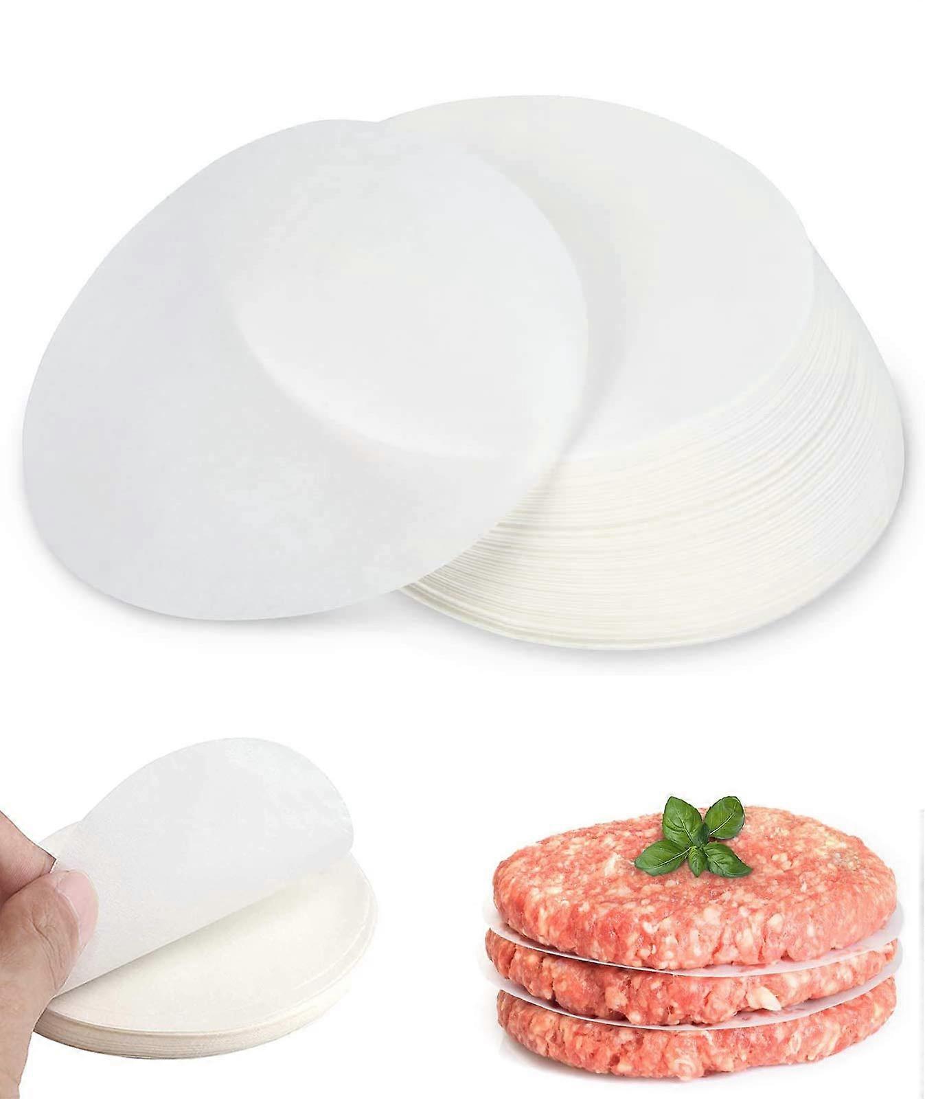 LINJOU 500 Round Hamburger Paper, Cake Baking Paper/ Release Paper, 11cm Round Food Pad Paper
