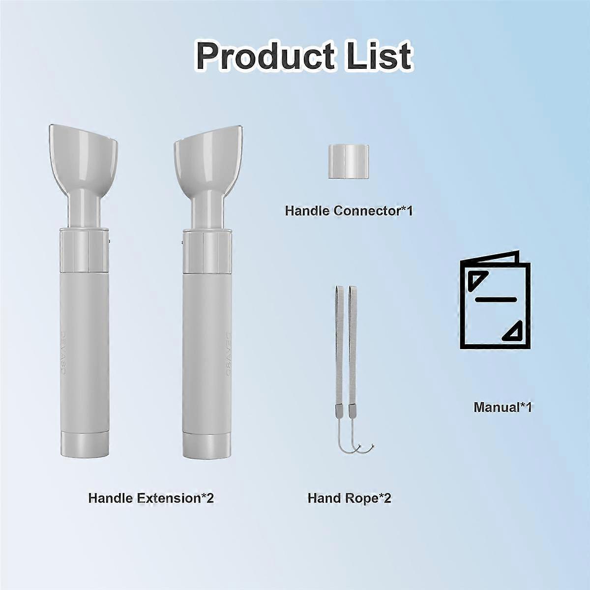 For 3 VR Extension Handle Controller Lightsaber Handles Extension Grips for Quest 3 VR Accessories-