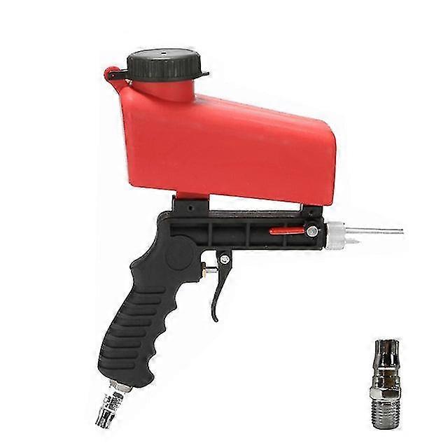 Pneumatic sandblasting gun set adjustable sand blaster 90 psi portable machine gravity small handheld sandblasting machine
