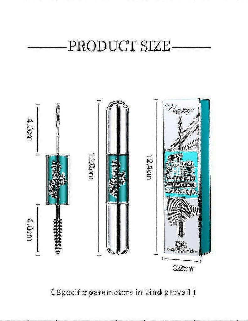 1pcs double headed mascara 4d waterproof