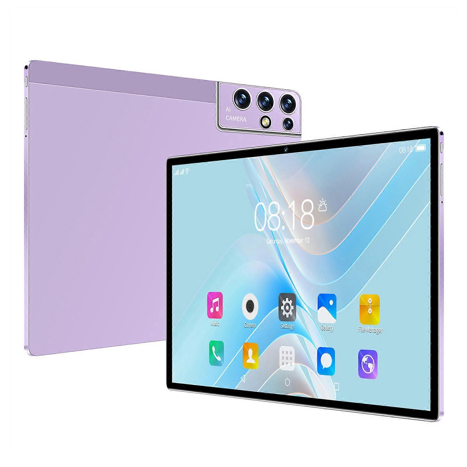 Geheel nieuwe tablets 2 + 16G ultradunne HD-weergave 2.4G / 5G WiFi 256G geheugen Android-tablet Leren Game Video Office Tablet ondersteunt SIM-communicatie