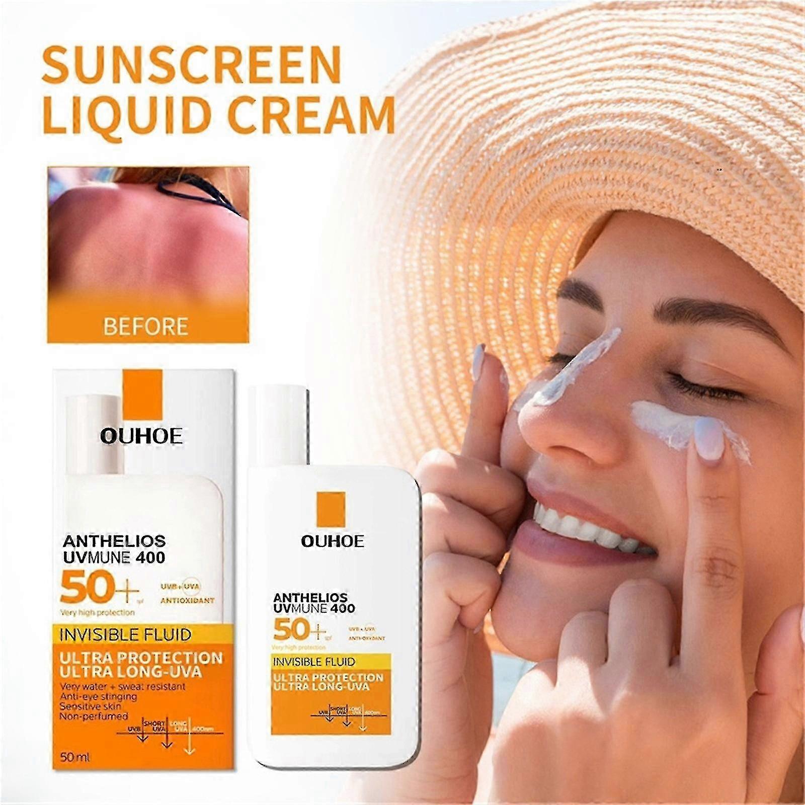 Sunscreen Spf50+ Ultra Invisible Fluid Cream Invisible Fluid 400 Spf50+ 50ml
