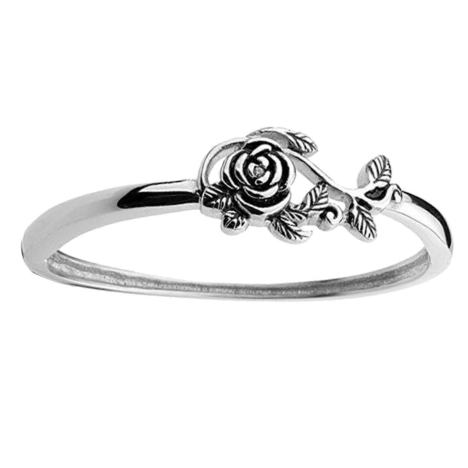 Wedding Ring Rose Design Elegant Classic Delicate Wedding Ring for Wedding