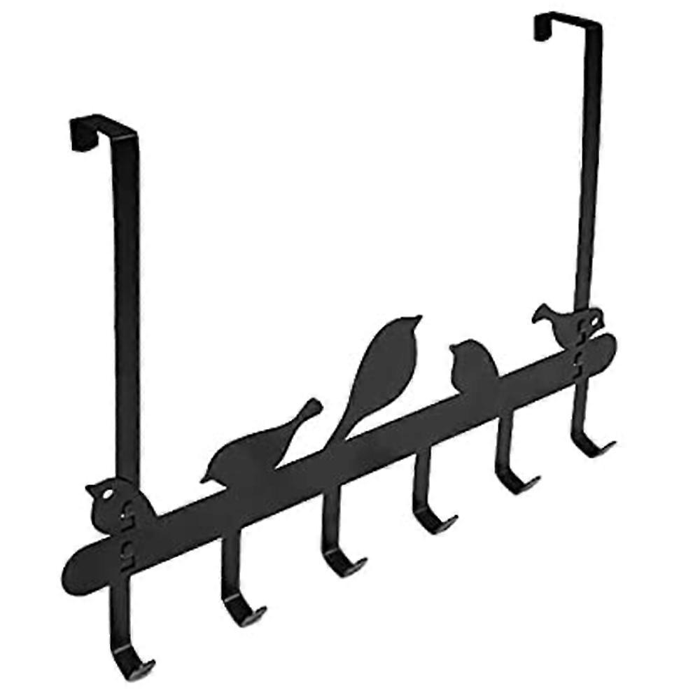 Over the Door Hook Heavy Duty over Door Hanger Hanging Towel Organizer,6 Hook Easy Installation Org