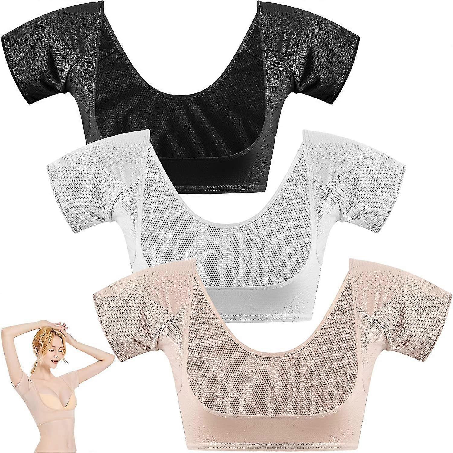 Underarm Sweat Vest, Breathable Sweat Guard Underwear Vest,washable Armpit Pads,washable Armpit Pads