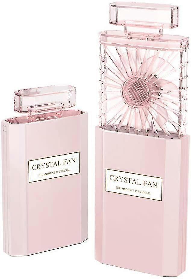 Lady Handheld Fan, Rechargeable Small Personal Fan With 3 Speeds Setting, Powerful Quiet P