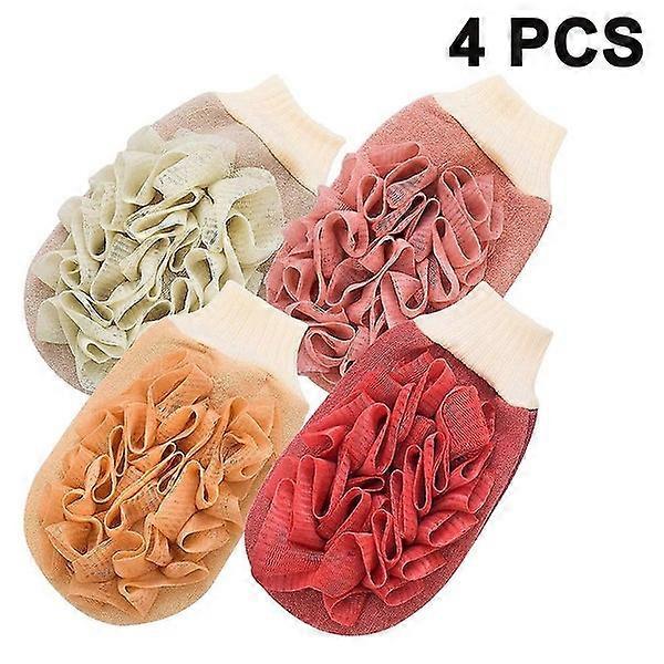 Exfoliating Shower Gloves Set
