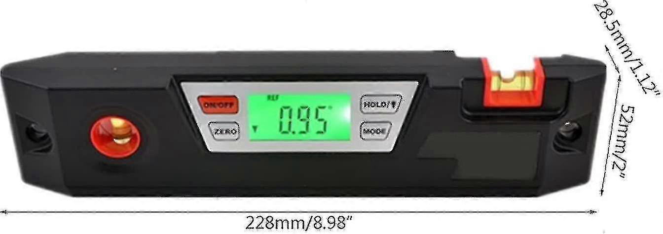 22.5cm Digital Protractor Angle Finder Electronic Level 360 Degree Inclinometer With Magnets Level Angle Slope Tester Ruler