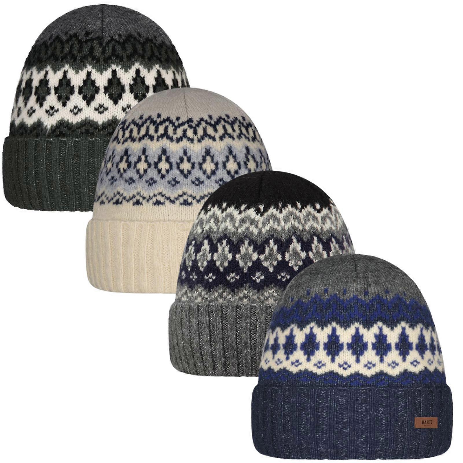 Barts Mens Gregoris Cuffed Knitted Fleeceband Warm Winter Beanie Hat