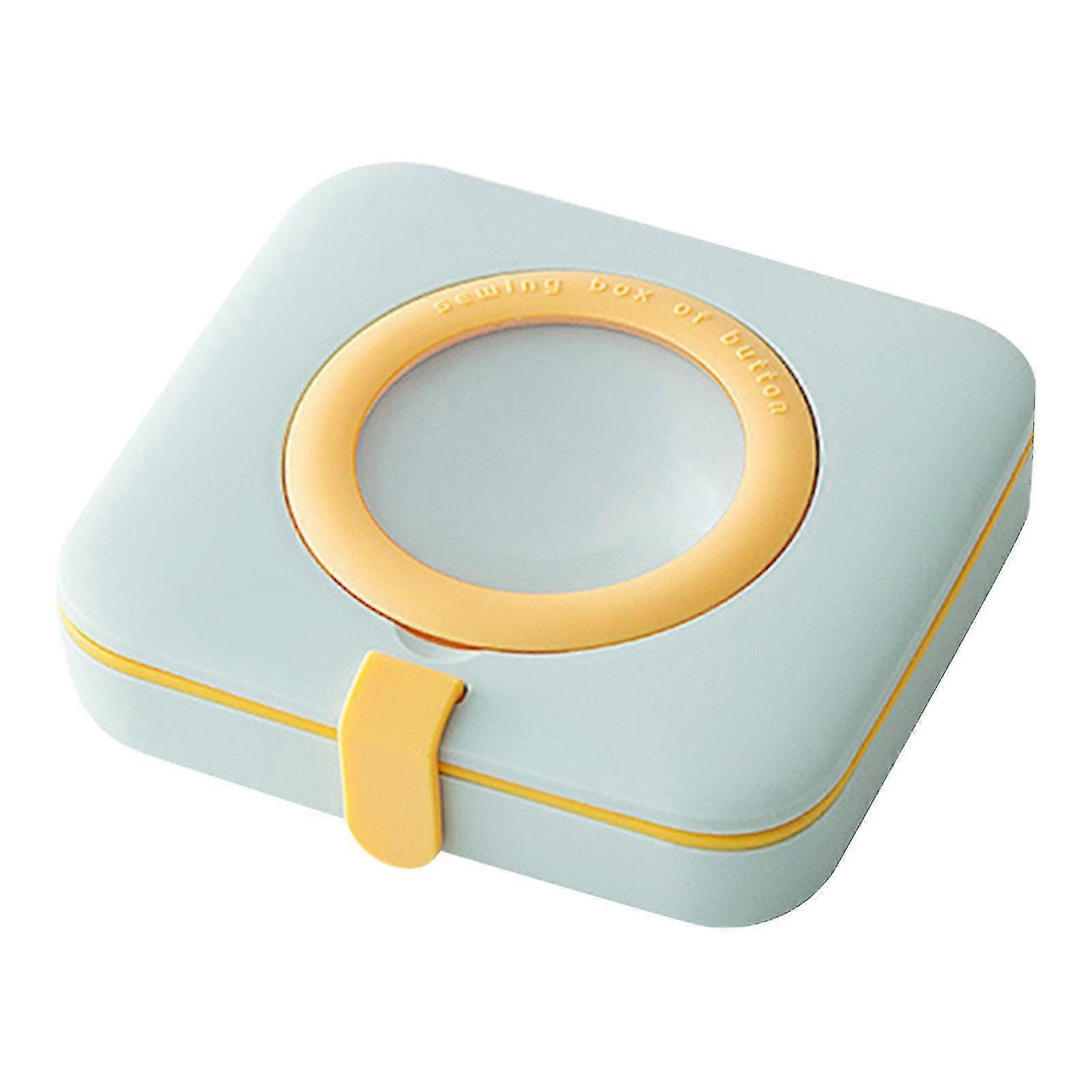 Sewing Box Set With Magnifying Glass Dormitory Small Tool Portable Kit Needle And Thread Storage