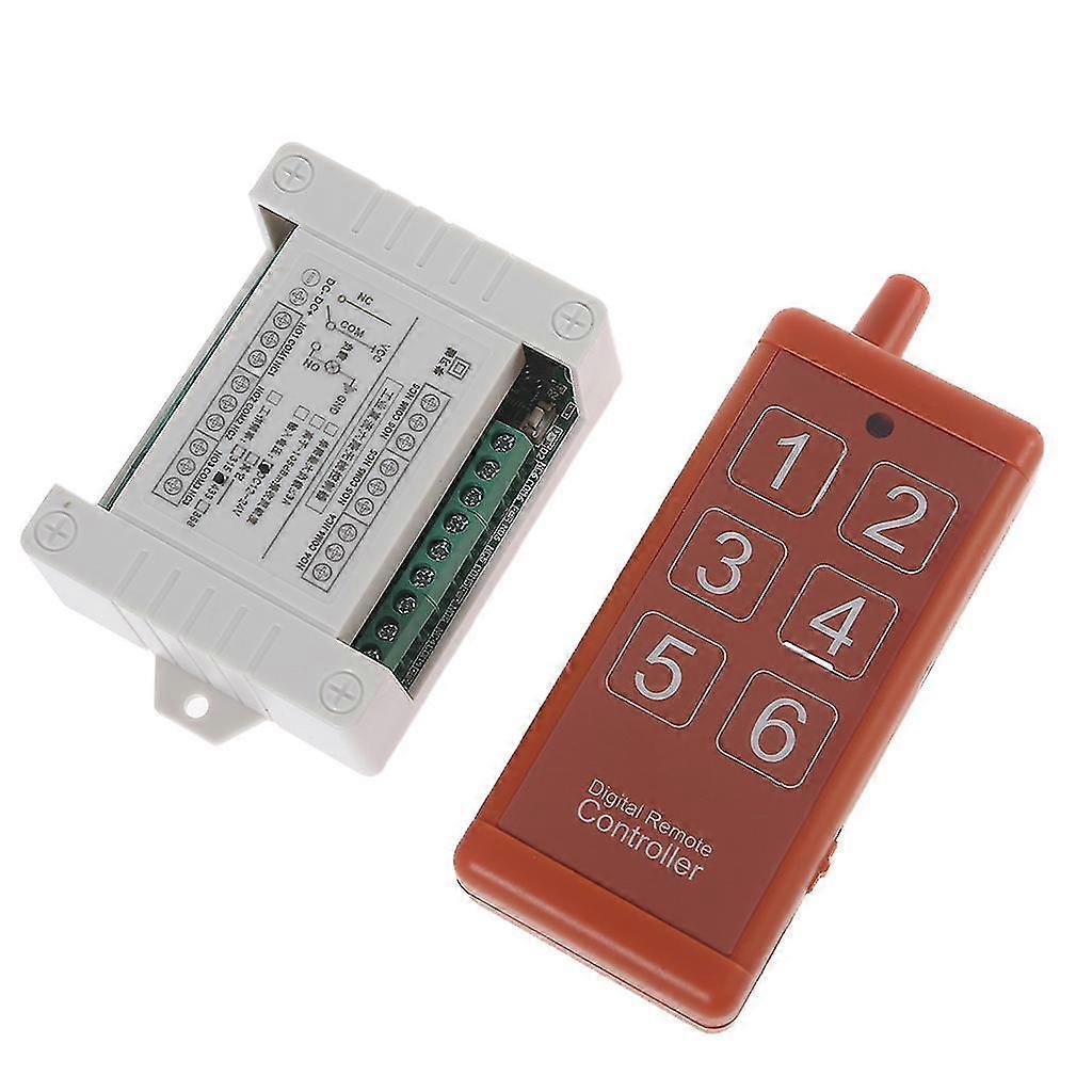 Receiver Transmitter 433 Mhz 24v Dc 12v 6 Ch Wireless Remote Controller