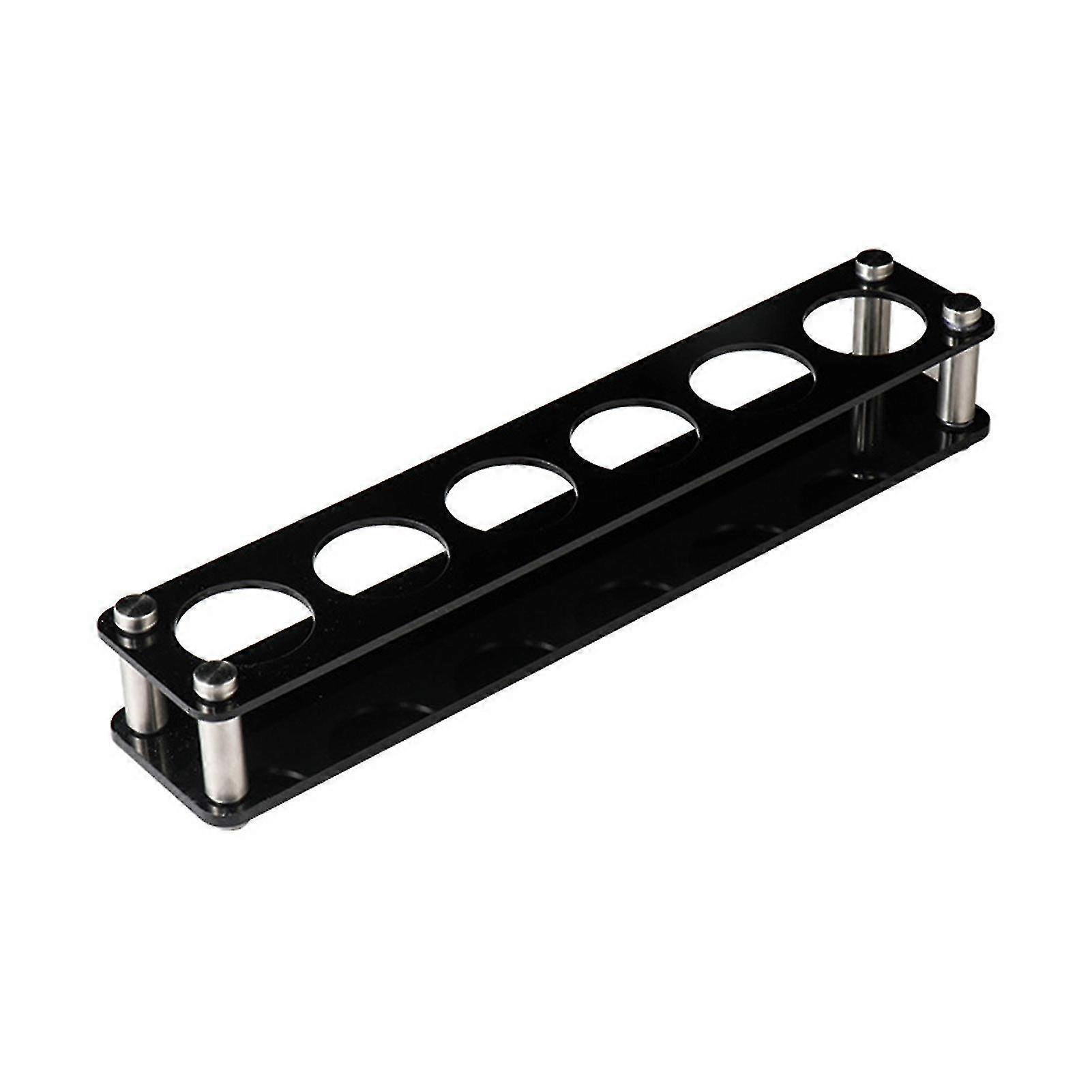 Wine Cup Holder High Stability Transparent Lightweight Square Heavy Base Shot Glass Rack For Bar(color:a)