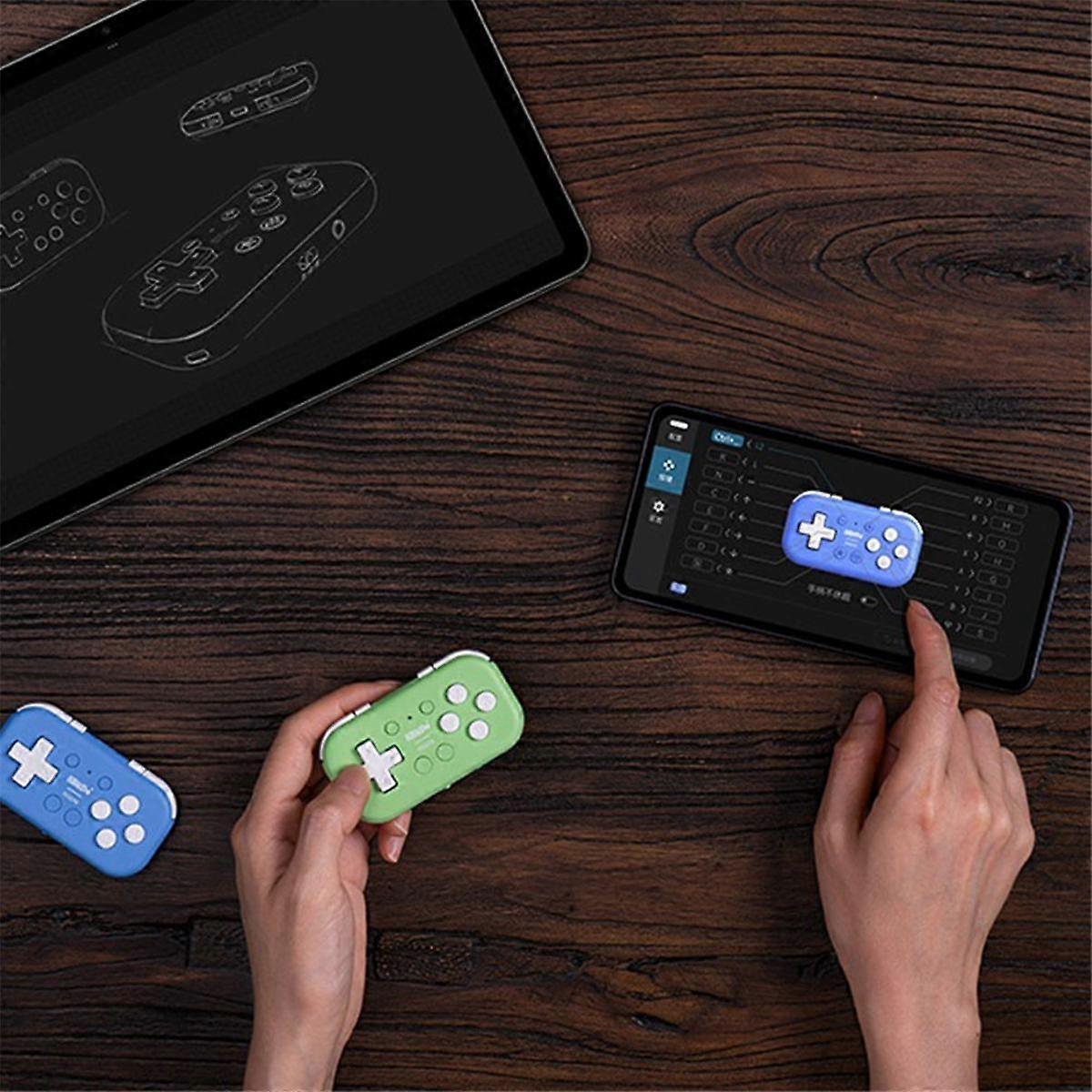 för PC OS-dator Bluetooth-kontroller Switch Android Multifunktionell Spelkontroll, Blå