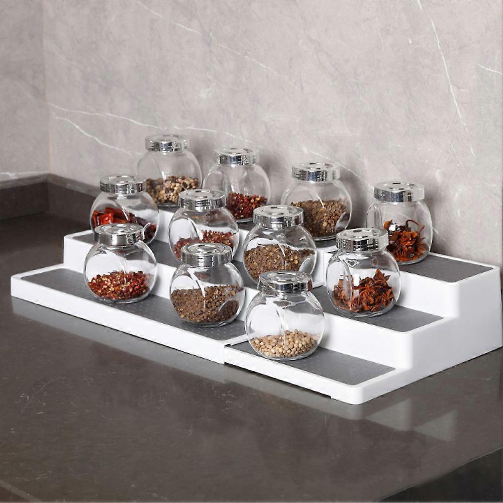 3 Tier Step Kitchen Expandable Spice Rack