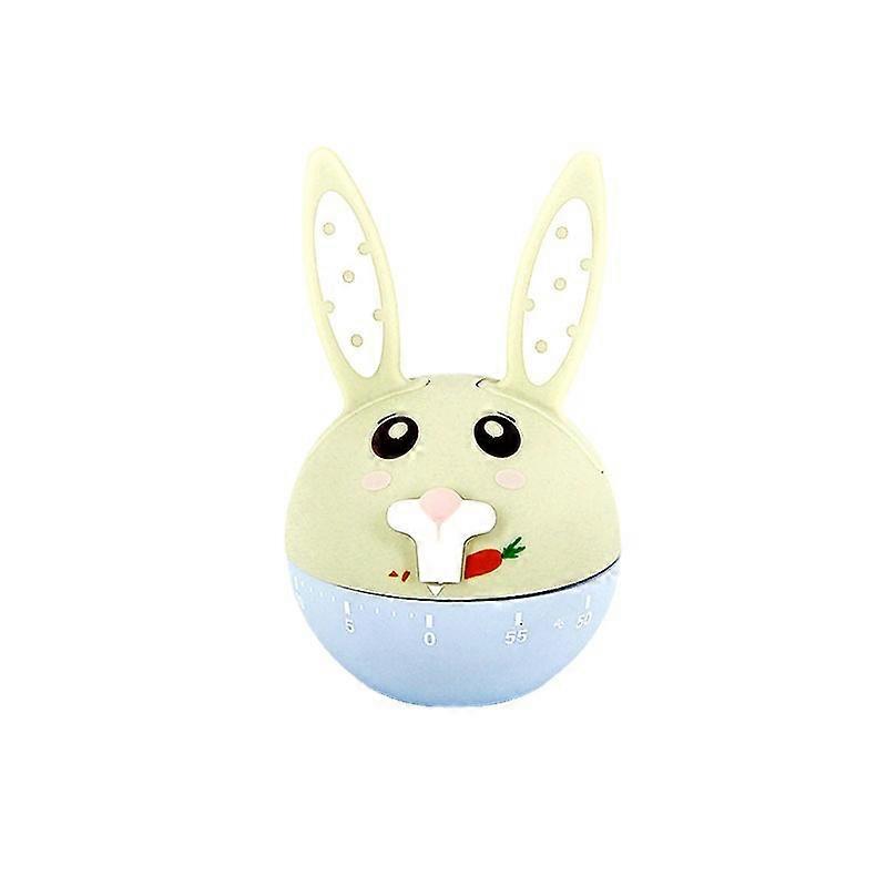 100% Mechanical Kitchen Timer, Spring 60-minute Wind Up Dial 360 Rotating Kitten Countdown Egg