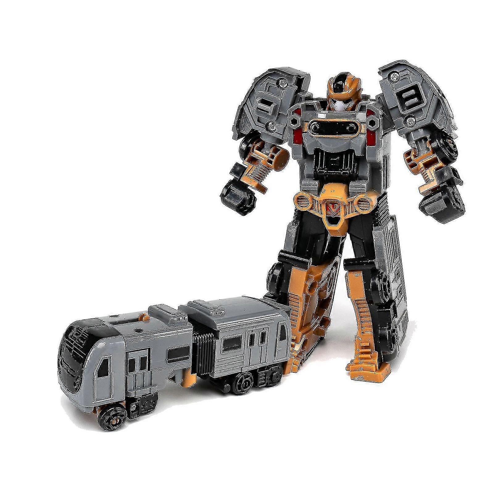 Sinknap 15cm Robot Transformer Toy Various Style Fast Fighter Aircraft Tractor Tank Train Cartoon Model Toy Collectible Children Robot Transforming Ve