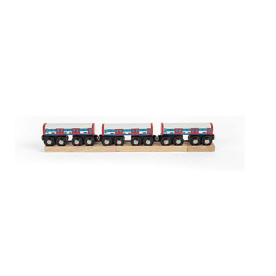 Bigjigs Wooden Railway Underground Train Set