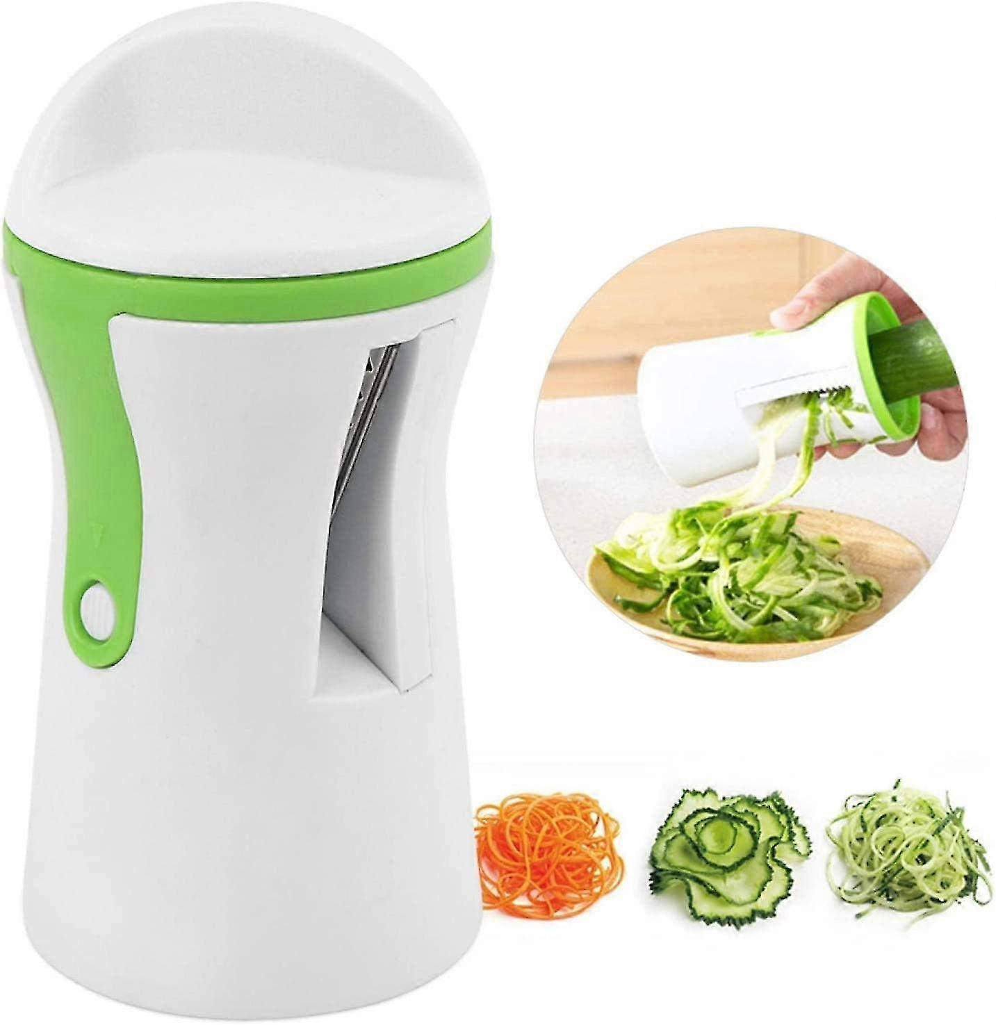 Vegetable Spiralizer Slicer Vegetable Spiral Vegetable Fruit Grater Spiral Slicer Spiral Cutter Slicer Carrot Cucumber Zucchini Adjustable Pocket Spir