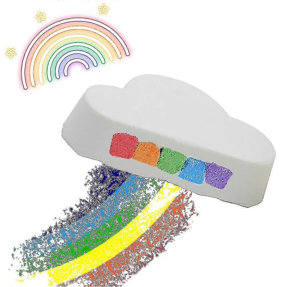 Regenbogenwolke Badebombe Entspannung Spa Badebombe Luxus Blasenschaum Natrlich