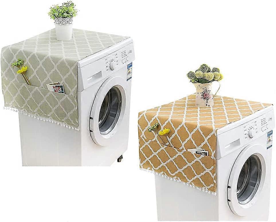 Refrigerator Cover,with Side Storage Pockets