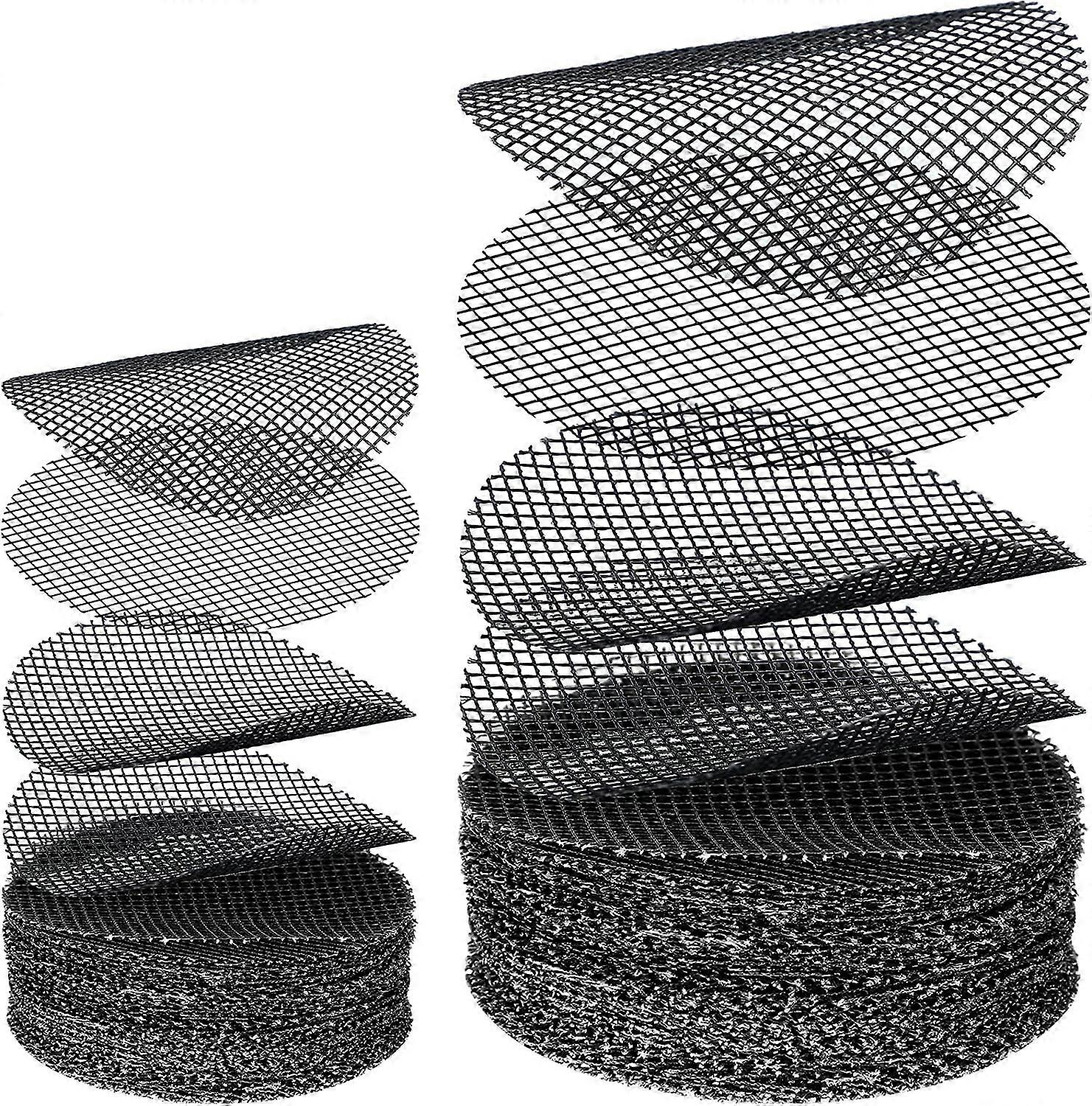 200pcs Round Mesh Mat Bonsai Mesh Pot Drainage Net 10cm and 5cm