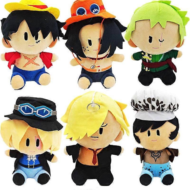 nautisk kung Luffy Joba docka plyschleksak tecknad docka prydnad