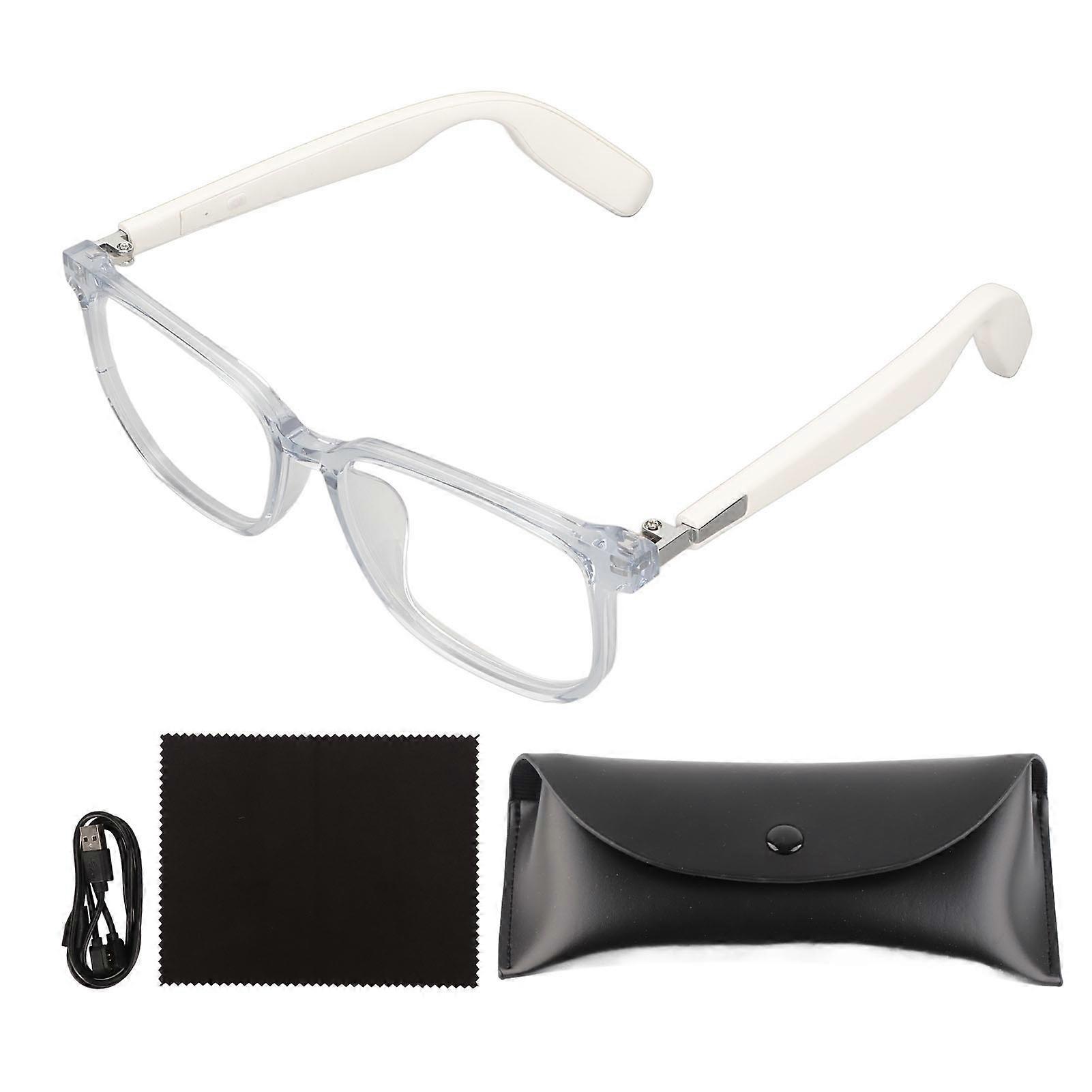 Lunettes Bluetooth étanches IP65, blocage de la lumière bleue, commande tactile, appels mains libres, haut-parleur ouvert, lunettes intelligentes