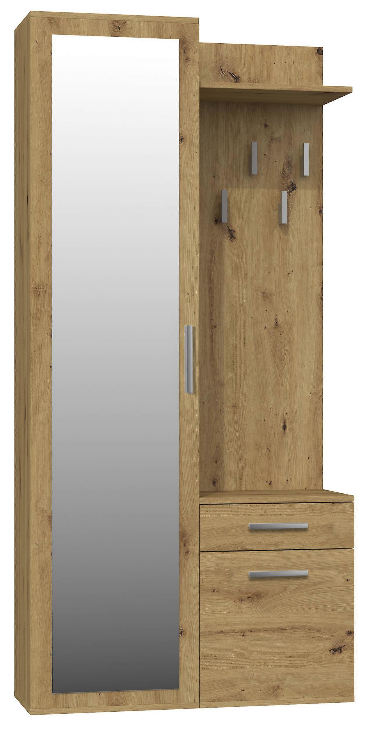 Kleiderschrank Duo Eiche Artisan
