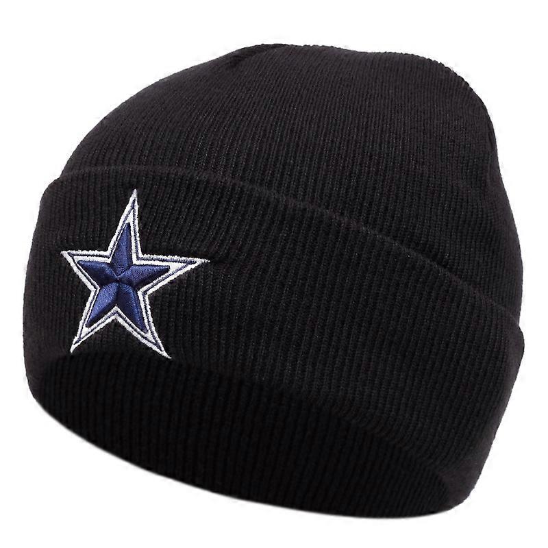 Five-pointed star 3D embroidered outdoor leisure wool hat
