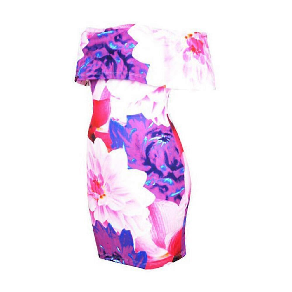 One-Shoulder-Blumenkleid