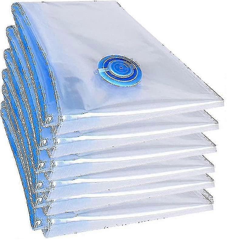 6 Stück XXL Vakuumbeutel, Bettdecken, Vakuumset, Kleidersäcke 100x70cm