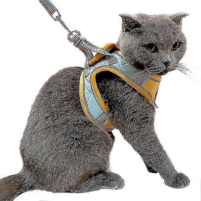 The New Cat Harness,cat Walking Suit, Vest-style Harness, Cat Chain, A Cat Vest Harness For Walking