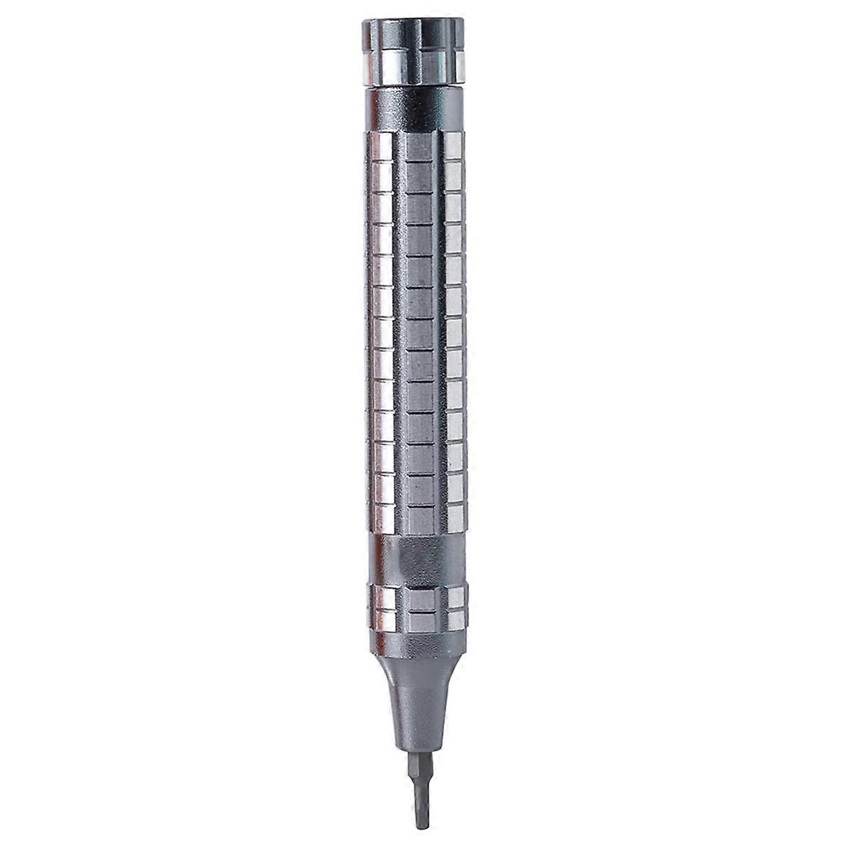 Screwdriver Set, Pen Style Manual Screwdriver,24-in-1 Small Screwdriver, Ideal for Laptop,Phone,Jewelry,and Watch Grey