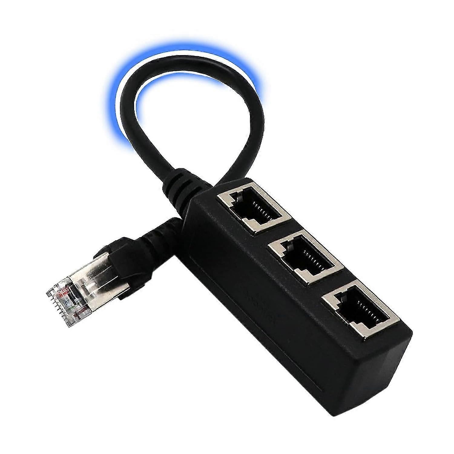 Rj45 Netzwerk 1 zu 3 Port Ethernet-Adapter für Splitterkabel