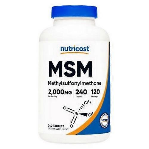 Nutricost MSM Tabletten, 2000 mg, 240 Stück