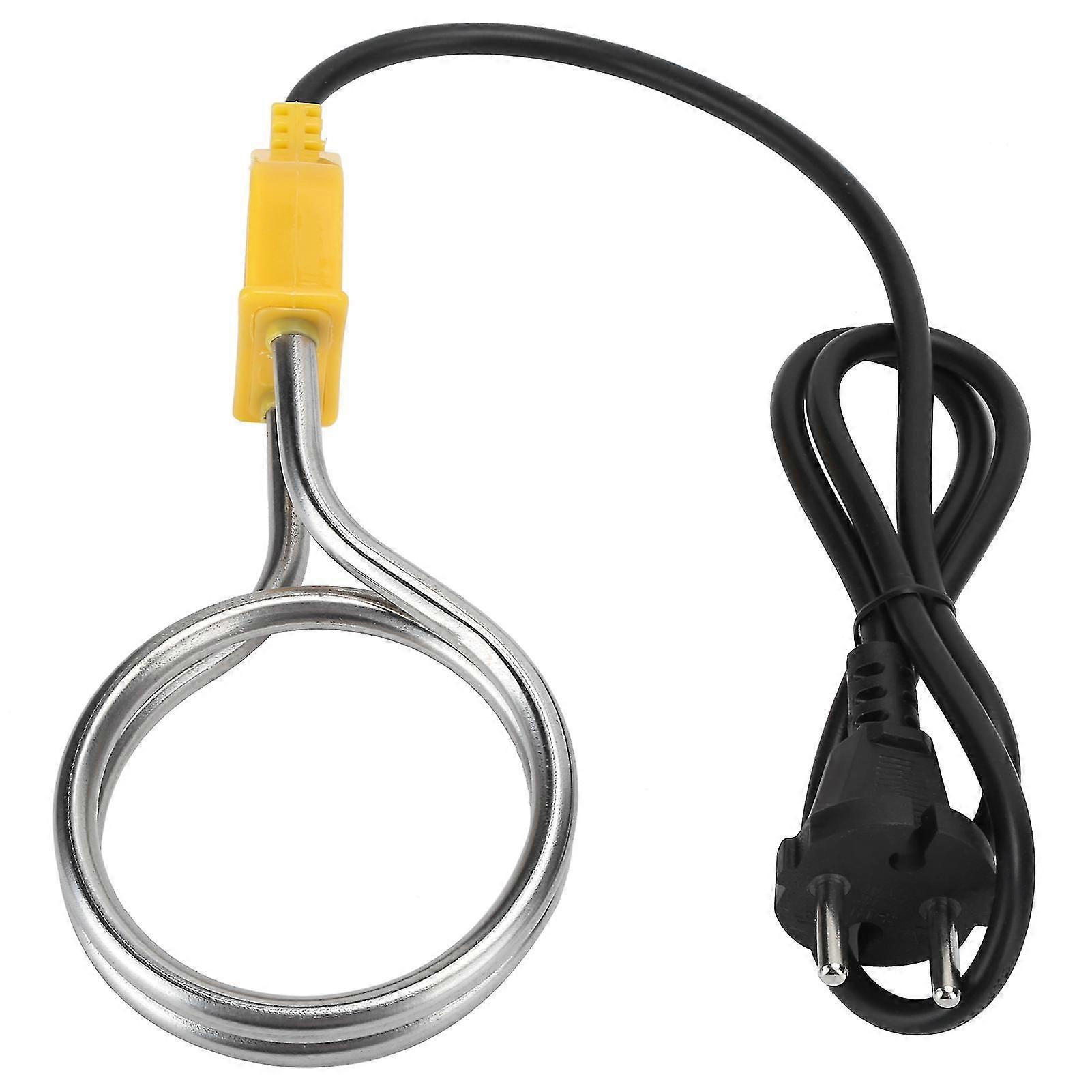 Portable 1200W Stainless Steel Immersion Heater for Home Travel - EU Plug