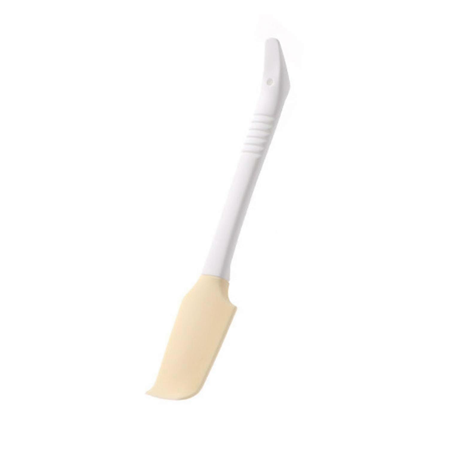 Long Handle Effective Cream Scraper Silicone Ergonomic Easy Clean Cake Scraper for Kitchen