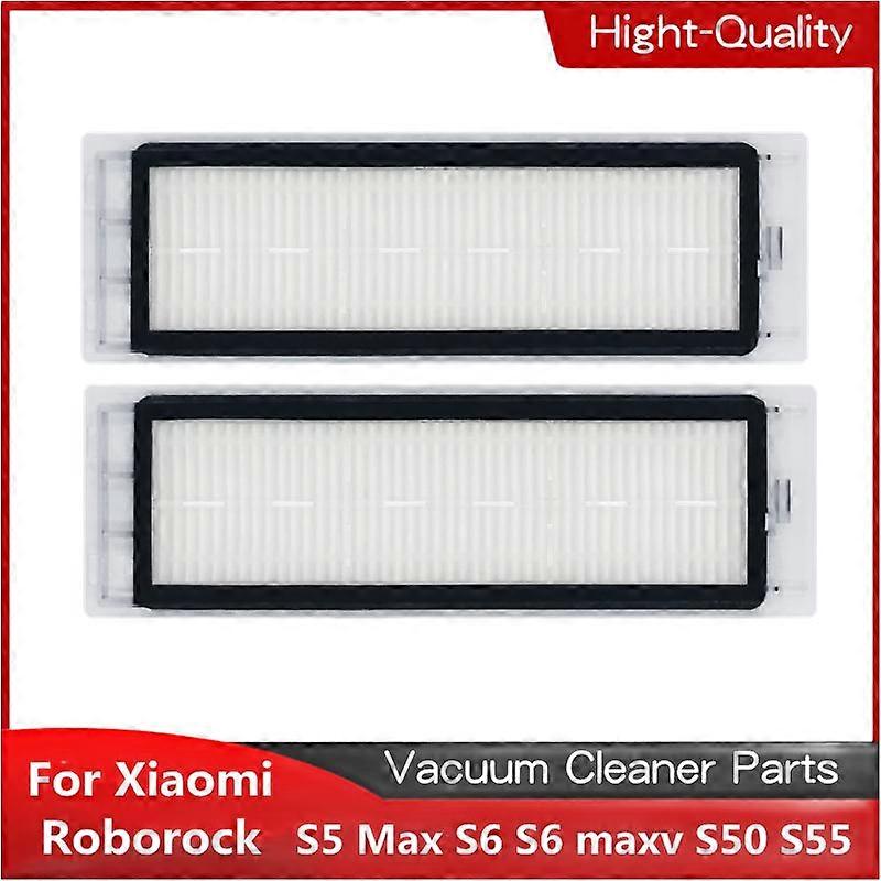 HEPA Filter For Xiaomi Roborock S5 Max S6 S6 maxv S50 S55 Accessories Spare Parts Xiomi Xaiomi Vacuum Cleaner Replacement Kit Carpet Sweepers
