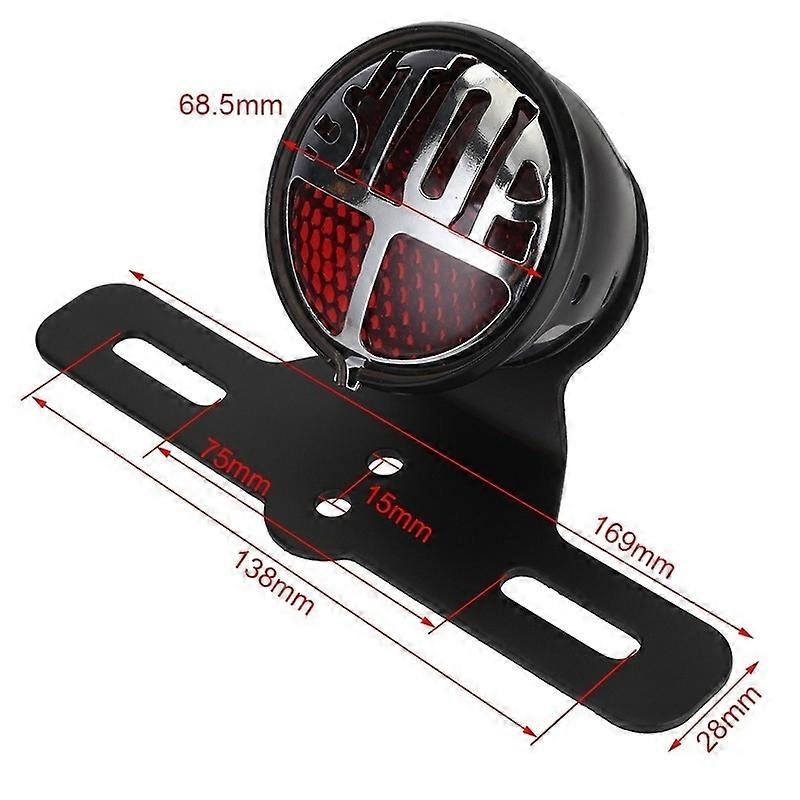 אופנוע אחורי זנב עצור בלם אור מחזיק לוחית רישוי עבור ספורטסטר דינה Softail בובר מסוק קפה רייסר יוניברסל